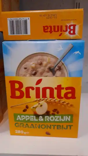 Brinta appel rozijnen 250 gr Brinta appel rozijnen 250 gr