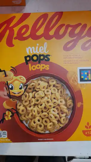 Kellogg miel pops loops Kellogg miel pops loops